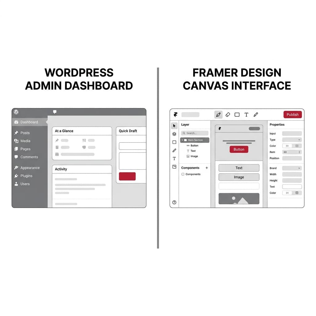 Framer ve WordPress Karşılaştırması: Kurumsal Web Tasarımında Hangisi?