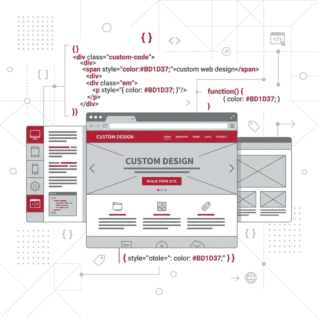 Bespoke Digital Design & Coding Illustration