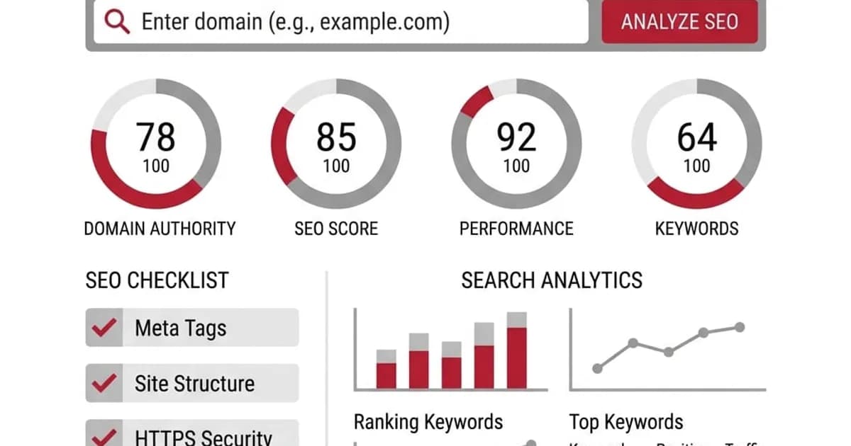 Alan Adı SEO Analiz Aracı